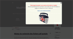 Desktop Screenshot of maxipdf.com