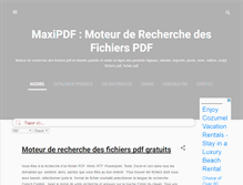 Tablet Screenshot of maxipdf.com